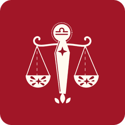 Libra zodiac sign symbol